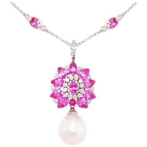 louis vuitton pink sapphire diamond necklace bling empire|Louis Vuitton new jewelry.